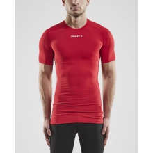 Craft Kompressions-Tshirt (enganliegend) Pro Contro Unterwäsche rot Herren